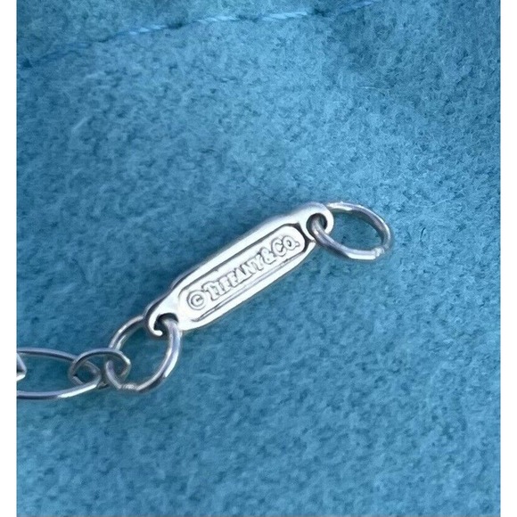 Tiffany & Co 24.5” Oval Link Chain Sterling Silver Necklace For Charms & Pendant - Picture 6 of 7